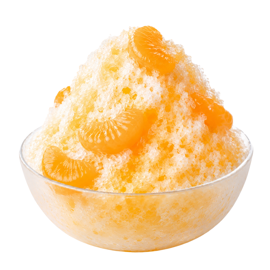 かき氷（みるくフルーツみかん）